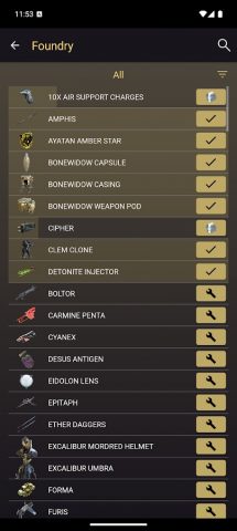 Warframe Companion — скриншот 5