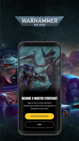 Warhammer 40,000: The App для Android — скриншот 1