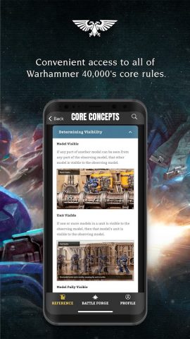 Warhammer 40,000: The App для Android — скриншот 2