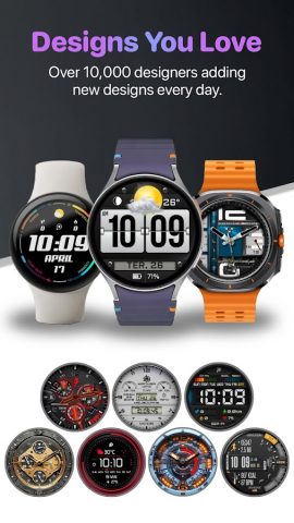 WatchMaker Watch Faces для Android — скриншот 2