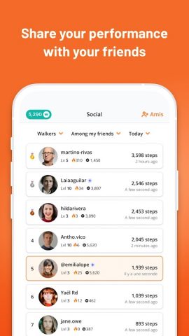 WeWard — Walk & Earn Rewards для Android — скриншот 5