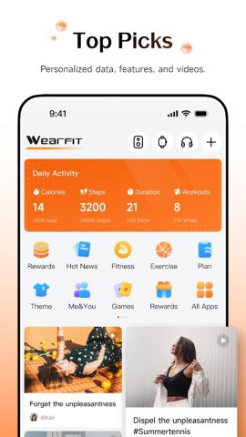 Wearfit Pro для Android — скриншот 1