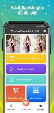 Wedding Couple Photo Suit для Android — скриншот 1