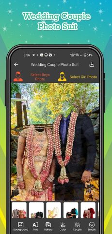 Wedding Couple Photo Suit для Android — скриншот 3