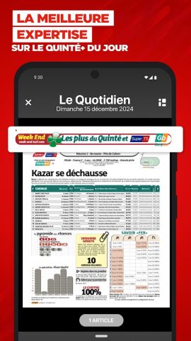 Week End: quinté et pronostic для Android — скриншот 5