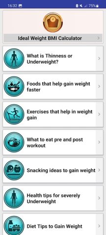 Weight Gain Diet Plan & Foods для Android — скриншот 1