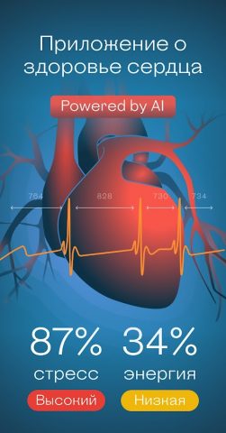 Welltory: здоровье и пульс для Android — скриншот 1