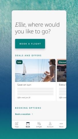 WestJet для Android — скриншот 2