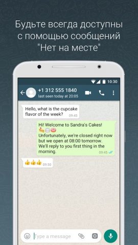 WhatsApp Business для Android — скриншот 3