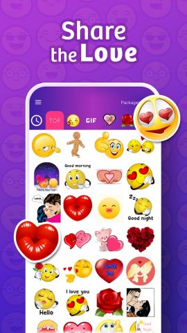 WhatsLov: стикеры WASticker для Android — скриншот 2