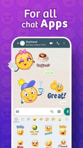 WhatsLov: стикеры WASticker для Android — скриншот 3
