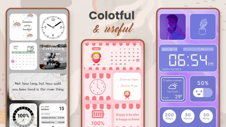 Widget 2026: Aesthetic Widgets для Android — скриншот 2
