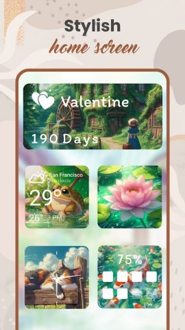 Widget 2026: Aesthetic Widgets для Android — скриншот 3