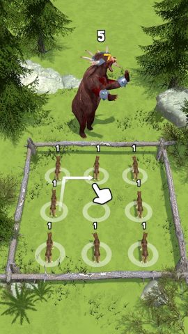 Wild Life: Animal Merge & Hunt — скриншот 1