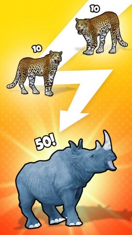 Wild Life: Animal Merge & Hunt — скриншот 3