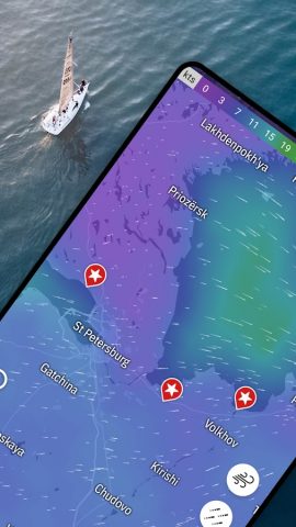 Windfinder: ветер и погода для Android — скриншот 2