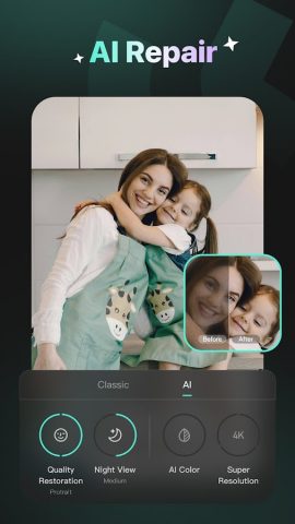 Winkit — AI Video Enhancer для Android — скриншот 2