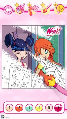 Winx Club: Мир раскрасок для Android — скриншот 4
