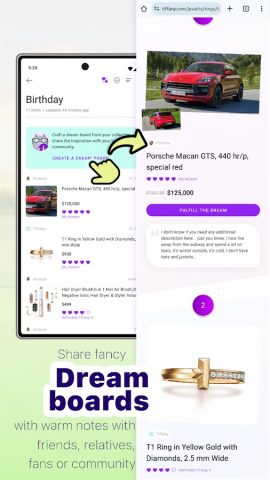 Wisher: вишлист и покупки для Android — скриншот 2