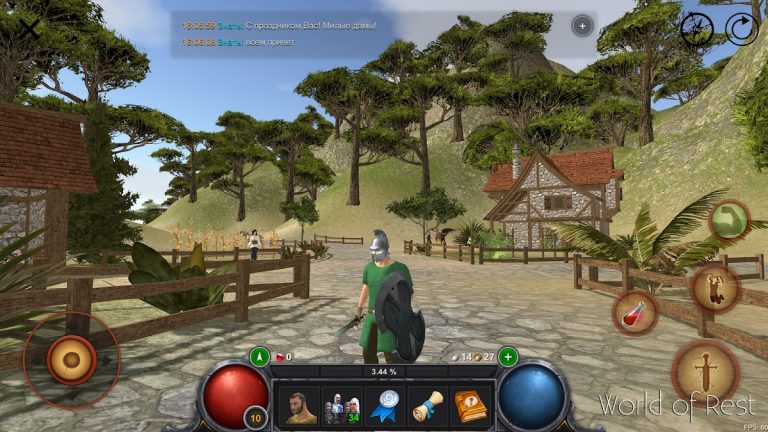 World Of Rest: Online RPG для Android — скриншот 1