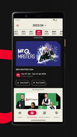 World Snooker Tour для Android — скриншот 3