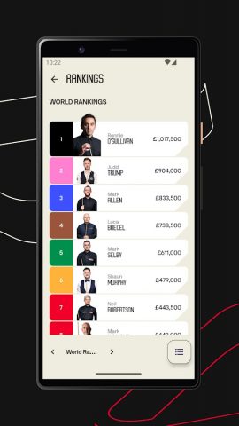 World Snooker Tour для Android — скриншот 5