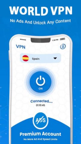 World VPN для Android — скриншот 1