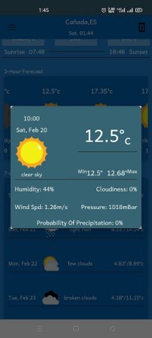 World Weather для Android — скриншот 2