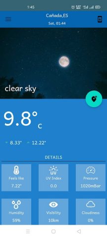 World Weather для Android — скриншот 3