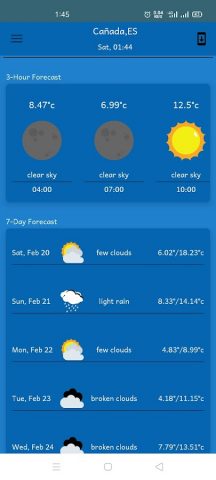 World Weather для Android — скриншот 4