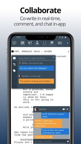 WriterDuet для Android — скриншот 2