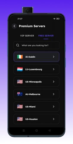 X Proxy™ — Xxxx Private VPN для Android — скриншот 3