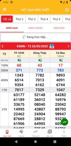 Xổ Số Minh Chính для Android — скриншот 1