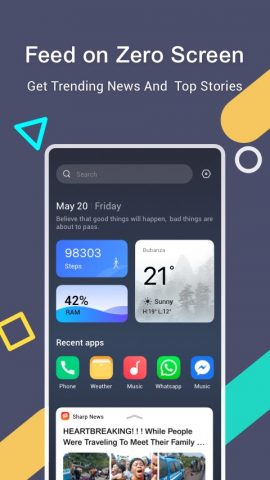 XOS Launcher — Cool,Stylish — скриншот 1