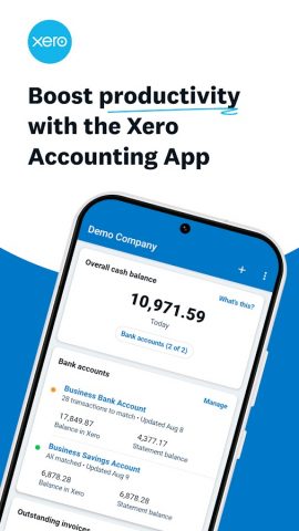 Xero Accounting for business для Android — скриншот 1