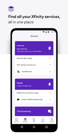 Xfinity для Android — скриншот 2
