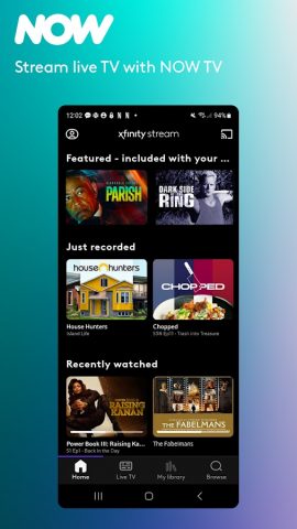 Xfinity Stream для Android — скриншот 2
