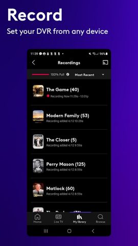 Xfinity Stream для Android — скриншот 3