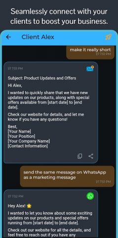Xmail — AI Email & Chat для Android — скриншот 2