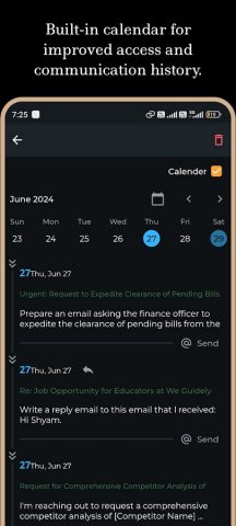 Xmail — AI Email & Chat для Android — скриншот 3