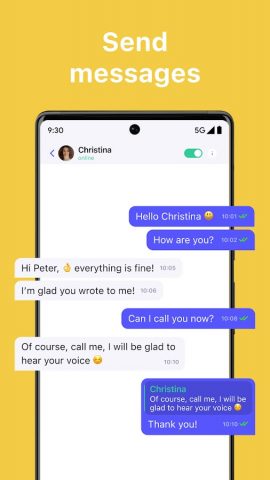 YOUS — Multilingual messenger для Android — скриншот 3