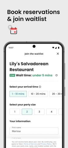 Yelp: Food, Delivery & Reviews для Android — скриншот 4