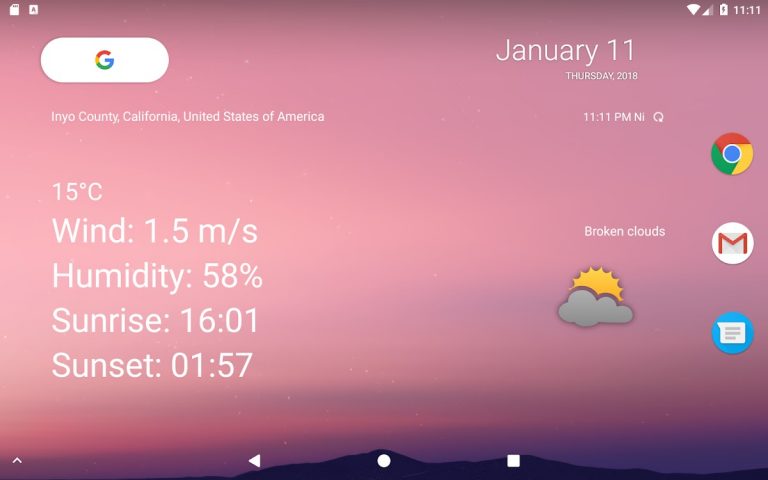 Местная погода для Android — скриншот 5