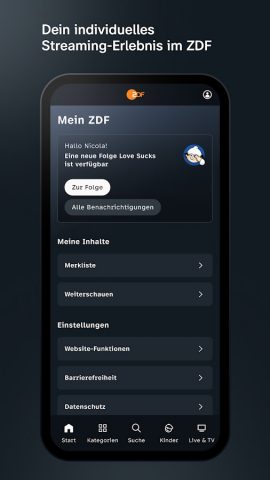 ZDF | Streaming und Live-TV — скриншот 5