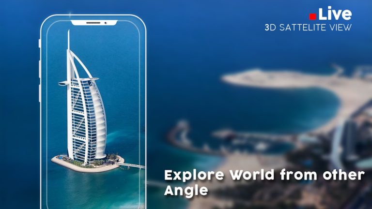 Живая карта Земли — Мини GPS для Android — скриншот 3