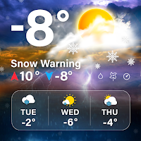 Живой прогноз погоды для Android