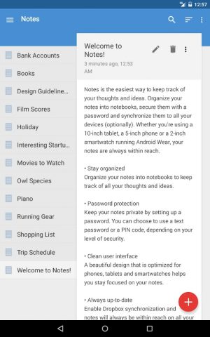 Заметки для Android — скриншот 4