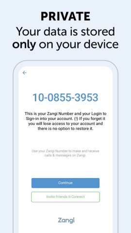 Zangi Messenger — скриншот 1