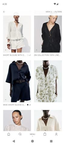 Zara SHWRM — скриншот 5