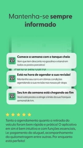 Zarp Localiza для Android — скриншот 3